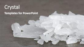  Presentation with crystal meth - Beautiful theme featuring methamphetamine also known as crystal backdrop and a gray colored foreground