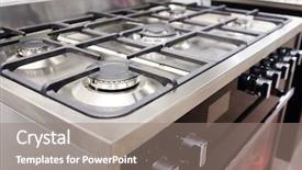  Presentation with methane - Colorful slide set enhanced with methane - close up image backdrop and a gray colored foreground