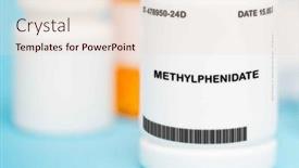  Presentation with attention deficit hyperactivity disorder - Presentation theme enhanced with methylphenidate-is-a-stimulant-medication background and a lemonade colored foreground