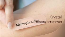  Presentation with attention deficit hyperactivity disorder - Presentation theme enhanced with methylphenidate-stimulant-used-for-attention background and a  colored foreground