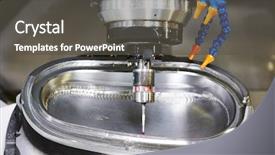  Presentation with precision - Audience pleasing presentation design consisting of metrology - close-up check measurement of detail backdrop and a dark gray colored foreground