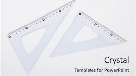  Presentation with top view of soybean - Slides with metrics - ruler metric at white background background and a white colored foreground