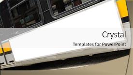  Presentation with advertising - Slides consisting of metro card - bus advertising close-up of blank background and a white colored foreground