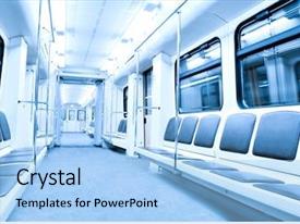 Bus Commuter Rail Vehicle Interior PPT template 14 | CrystalGraphics