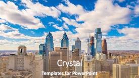  Presentation with philadelphia - Amazing slides having metropolitan - philadelphia pennsylvania usa downtown city backdrop and a coral colored foreground