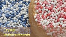  Presentation with sprinkles - Audience pleasing presentation consisting of mettings - 'beschuit met muisjes a traditional backdrop and a tawny brown colored foreground