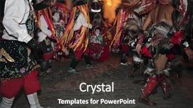  Presentation with celebration project - Beautiful presentation featuring meu boi celebration every solstice backdrop and a dark gray colored foreground