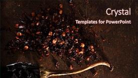  Presentation with jalapeno - Cool new slide deck with mex - chipotle - jalapeno smoked chili backdrop and a wine colored foreground