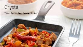  Presentation with mexican restaurant - Audience pleasing presentation theme consisting of mexican dinner being served in a restaurant backdrop and a lemonade colored foreground