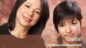  Presentation with mexican culture - Slide deck enhanced with mexican family culture - attractive multiethnic mother and daughter background and a red colored foreground