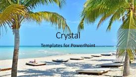  Presentation with women travel mexico us - Cool new slide deck with mexican fiesta - caribbean beach isla mujeres mexico backdrop and a light blue colored foreground