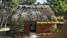  Presentation with archaeological - PPT theme consisting of toltecs - mayan home chichen itza background and a tawny brown colored foreground