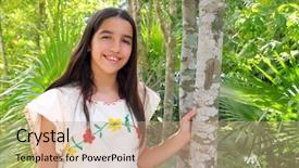  Presentation with embroidery - Presentation theme consisting of  background and a  colored foreground