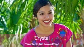  Presentation with mayan - Theme with mexican latin woman with mayan background and a violet colored foreground