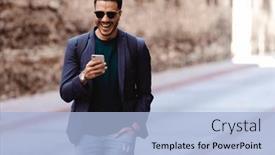  Presentation with mexican - Theme having mexican-man-visiting-colorful-guanajuato background and a light blue colored foreground