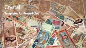  Presentation with mexican - Beautiful presentation theme featuring mexican money backdrop and a coral colored foreground