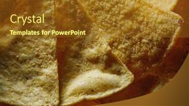  Presentation with mexican nachos tortilla chips - Slides featuring mexican-nachos-tortilla-chips-close background and a tawny brown colored foreground