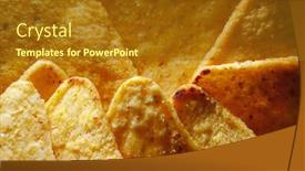  Presentation with mexican nachos tortilla chips - Colorful PPT theme enhanced with mexican-nachos-tortilla-chips-close backdrop and a tawny brown colored foreground