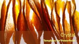  Presentation with mexican nachos tortilla chips - Presentation theme having mexican-nachos-tortilla-chips-close background and a tawny brown colored foreground