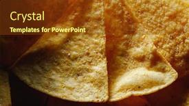  Presentation with mexican nachos tortilla chips - Amazing slide deck having mexican-nachos-tortilla-chips-close backdrop and a tawny brown colored foreground