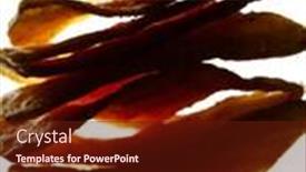  Presentation with mexican nachos tortilla chips - PPT theme having mexican-nachos-tortilla-chips-stack background and a tawny brown colored foreground