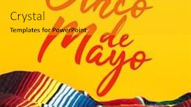  Presentation with high quality - Colorful PPT layouts enhanced with mexican-serape-blanket-on-yellow backdrop and a light gray colored foreground