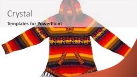  Presentation with mexican - Beautiful PPT layouts featuring mexican style knitted jacket isolated backdrop and a white colored foreground
