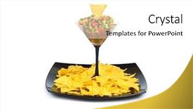  Presentation with food corn chips - Amazing presentation theme having mexican traditional foof - corn chips backdrop and a  colored foreground