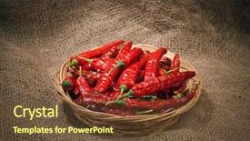  Presentation with chili - PPT theme consisting of car mechanic installing sensor during suspension adjustment background and a gray colored foreground