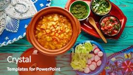  Presentation with corn - Audience pleasing slide deck consisting of habanero - pozole with mote big corn backdrop and a tawny brown colored foreground