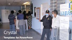  Presentation with swine flu - Audience pleasing theme consisting of mexico-city-april-28-patients backdrop and a ocean colored foreground