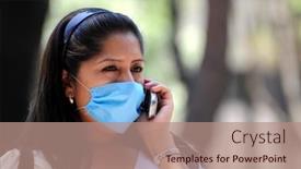  Presentation with influenza - PPT theme having mexico-city-april-30 background and a coral colored foreground