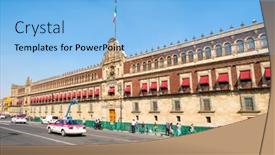  Presentation with mexico city - Cool new slide set with mexico-city-mexico-december-23 backdrop and a light blue colored foreground