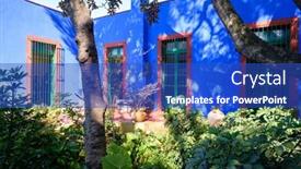  Presentation with mexico city - PPT layouts enhanced with mexico-city-mexico-december-24 background and a cobalt blue colored foreground