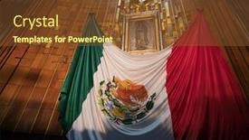  Presentation with mexico flag - Presentation consisting of mexico-city-mexico-december-26 background and a tawny brown colored foreground
