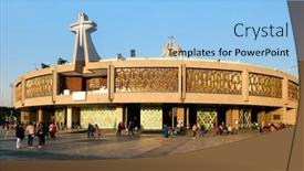  Presentation with mexico city - Audience pleasing presentation theme consisting of mexico-city-mexico-december-26 backdrop and a light blue colored foreground