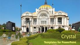  Presentation with fine arts - PPT layouts having mexico-city-mexico-december-28 background and a  colored foreground