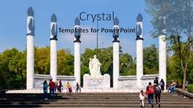  Presentation with families - Slide deck having mexico-city-mexico-july-11 background and a light blue colored foreground