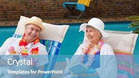  Presentation with reading and math - Amazing PPT theme having mexico vacation - mature woman reading a book backdrop and a  colored foreground