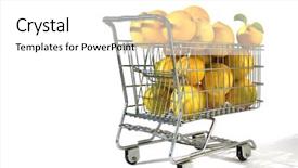  Presentation with lemons - Theme with meyer organics - fresh lemons lemons background and a  colored foreground