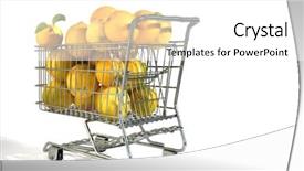  Presentation with duty free shopping - PPT layouts featuring meyer organics - fresh lemons lemons background and a  colored foreground