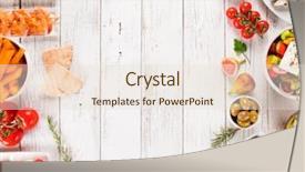  Presentation with greek - Presentation theme with greek food background traditional different background and a lemonade colored foreground