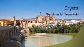  Presentation with cordoba - Amazing slides having mezquita cathedral the great mosque backdrop and a teal colored foreground
