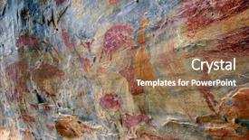  Presentation with rock - Audience pleasing slide set consisting of mg - rock drawing of cerca grande backdrop and a coral colored foreground