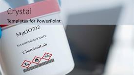  Presentation with magnesium - PPT theme having mg-io2-2-magnesium-iodite background and a light blue colored foreground