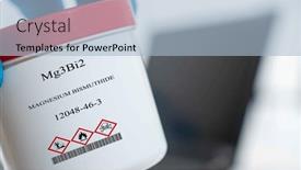  Presentation with magnesium - Presentation design having mg3bi2-magnesium-bismuthide-cas-12048 background and a light blue colored foreground