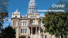  Presentation with miami - Amazing presentation having miami county court house c backdrop and a teal colored foreground