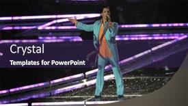  Presentation with dolphin - Theme with miami-feb-4-prince-performs background and a violet colored foreground