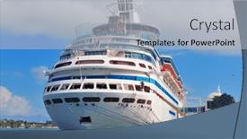  Presentation with miami - Presentation theme having miami-fl-feb-10-cruise background and a light gray colored foreground