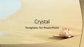  Presentation with miami beach - Audience pleasing presentation consisting of miami heat - seashell on the tropical beach backdrop and a lemonade colored foreground